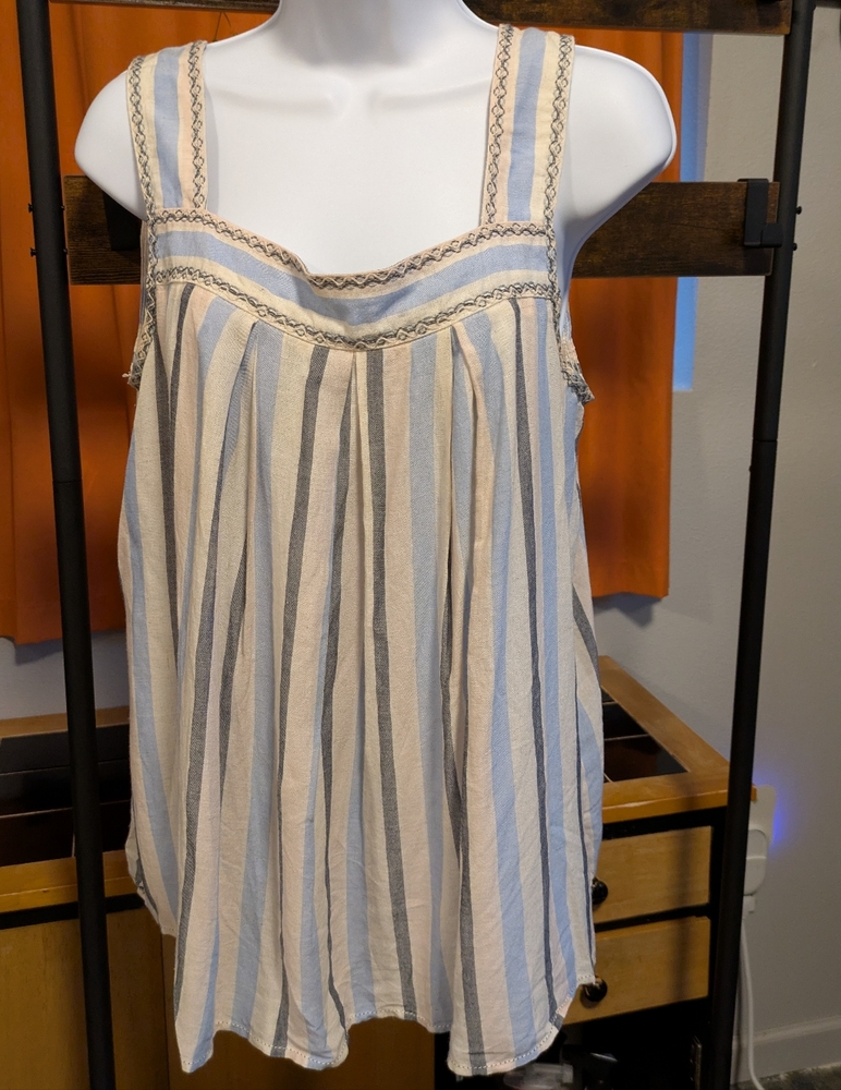 Max Studio Striped Tank Sz. Medium